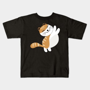 Draw vector illustration character collection cute cat.Doodle cartoon style. Kids T-Shirt